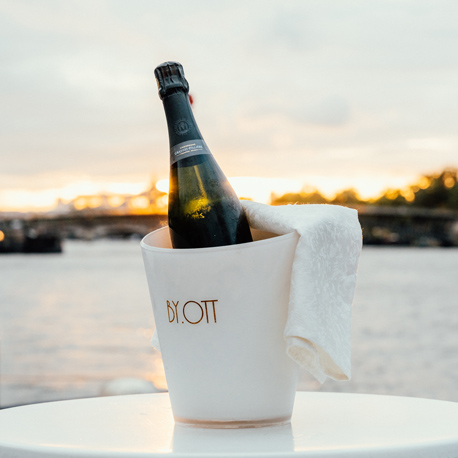 Tournage sur la Seine