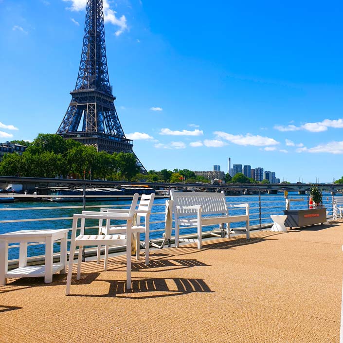 Tournage sur la Seine