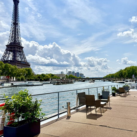 Tournage sur la Seine